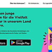 Der KulturPass ist eine Initiative des Deutschen Bundestages und des Beauftragten der Bundesregierung für Kultur und Medien.