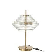 J-Line LED-Tischlampe „Lustre II“, goldener Standfuss, transparenter Lampenschirm aus Glas cae8b15b-0038-4ad2-a9dd-29c85aa70bf1_1200x1200_fill.jpg