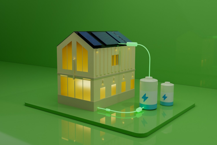Off-Grid-Systeme benötigen effiziente Stromspeicher, um Energie zu speichern und bei Bedarf freizugeben.