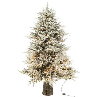 J-Line Weihnachtsbaum mit realistischem Kunstschnee und 3000 LED-Lichtern