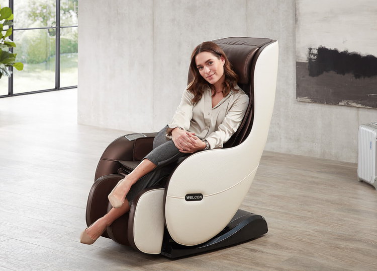 La poltrona massaggiante WELCON è un esempio lampante dell'unione tra arte, design di mobili, estetica, comfort, funzionalità e persone.