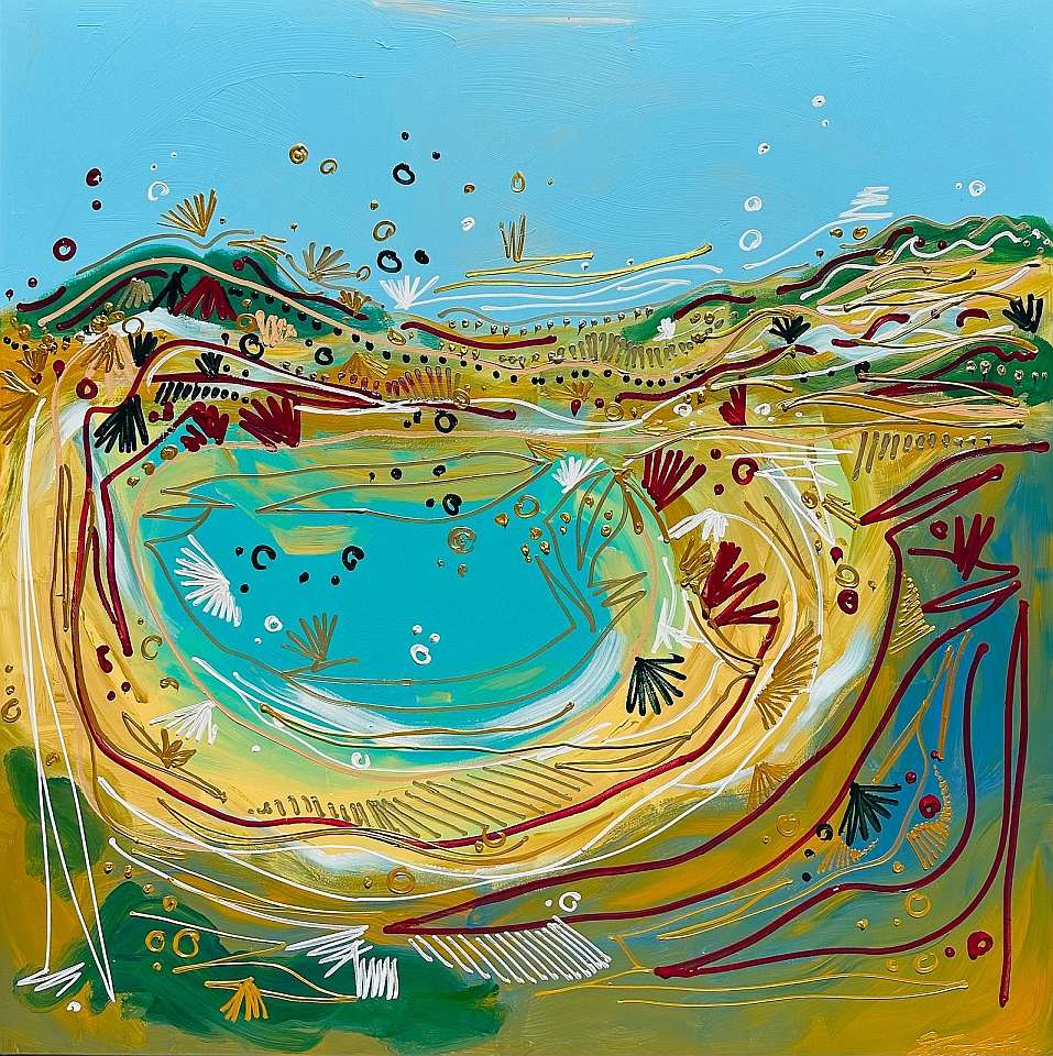 Leon Löwentraut : Paysage (Sardaigne) | 190x190