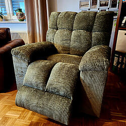 Der Waffle passt perfekt in meine Wohnzimmerecke - sowohl farblich als auch räumlich.