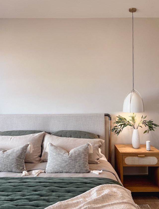 Per creare un momento di relax è stato utilizzato uno spettro di colori tenui.