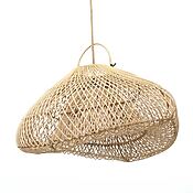 Wolkenförmige Rattan-Hängelampe "Cloud", handgeflochten (natur) Wolkenförmige Rattan-Hängelampe "Cloud", handgeflochten (natur)