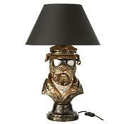 J-Line Vintage Tischlampe "British Bulldog", antike Bronze-Optik J-Line Vintage Tischlampe "British Bulldog", antike Bronze-Optik