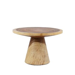 Runder Couchtisch "Hi Matata" aus Suarholz, natürliche Maserung