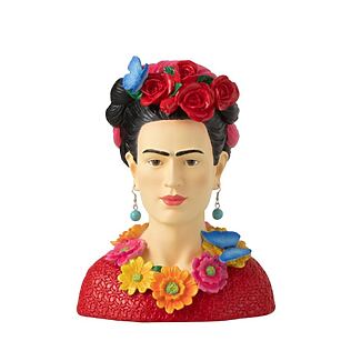 J-Line Kleine Frida Kahlo Büste aus Polyresin