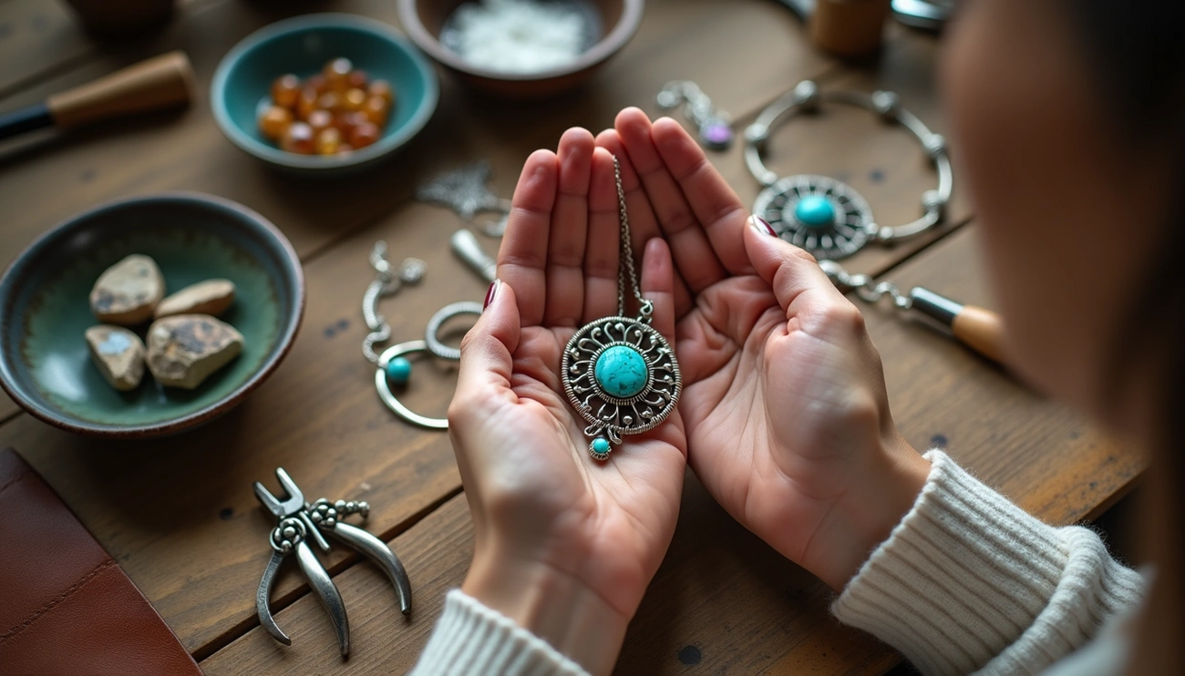 Handgefertigter Schmuck: Einzigartige Designs werden zu kostbaren Symbolen besonderer Momente.