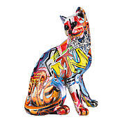 Pop-Art Katzenskulptur "Stray Art" Pop-Art Katzenskulptur "Street Art"