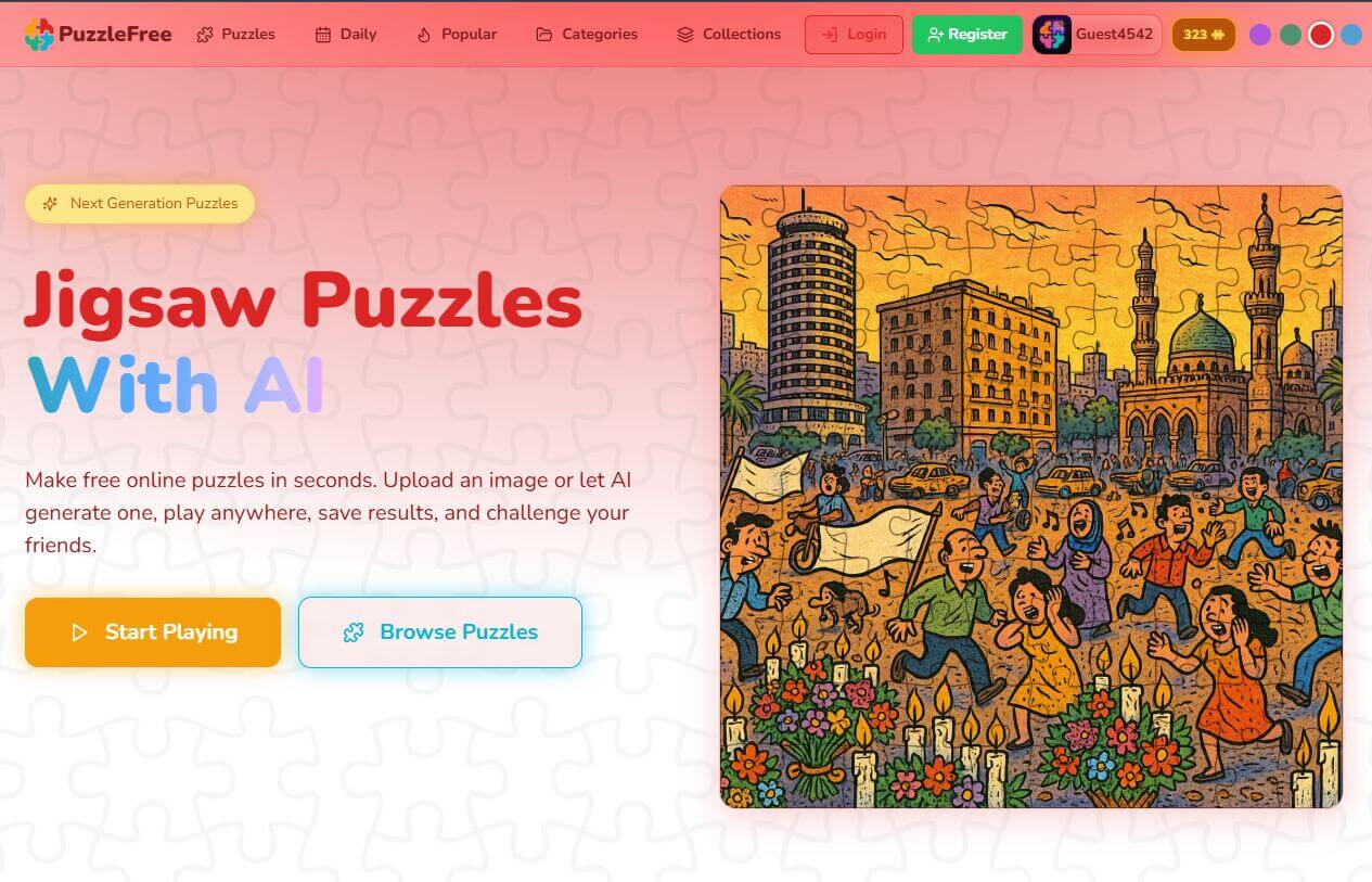 PuzzleFree - Couldbasierter und Community-gestützter Puzzle-Generator