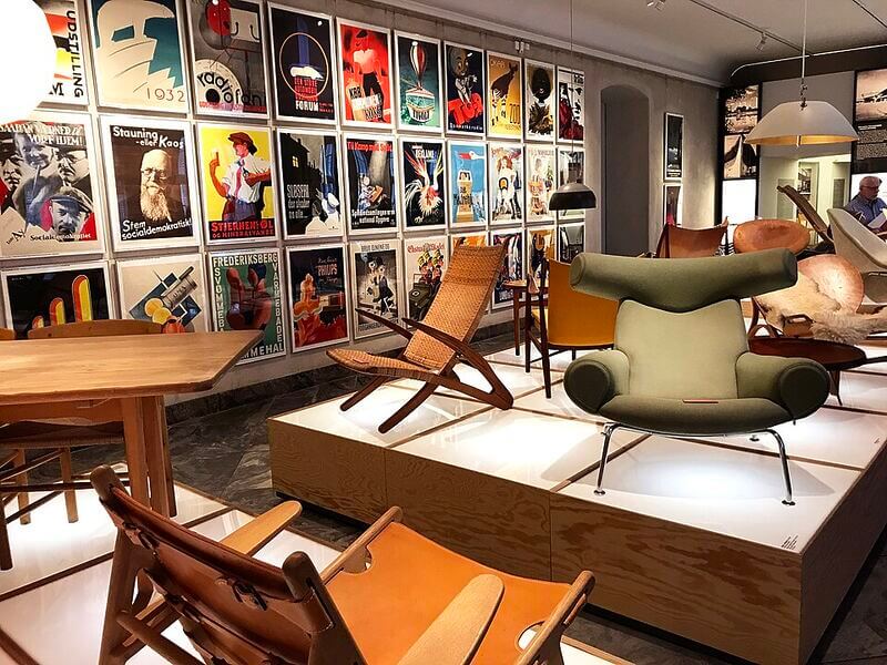 Ausstellungsraum im Danish Design Museum