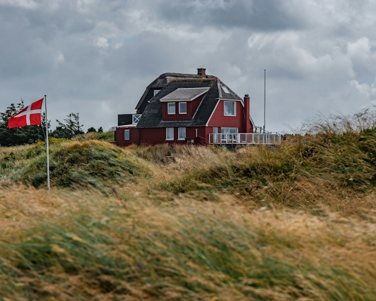 Vejers Strand zwischen den Ortschaften Blåvand und Grærup an der Westküste Jütlands