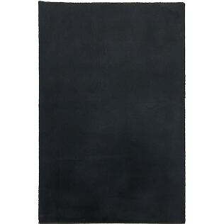 Fluffy high-pile rug, black (200 x 290 cm)