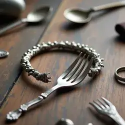 Upcycling Trend: Handgemachter Besteckschmuck aus altem Silber