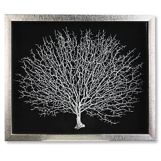 Luxe 3D-wanddecoratie "Levensboom" gemaakt van MDF + hars achter glas, handgemaakt