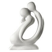 Minimalist ceramic sculpture of a couple, "The Kiss" Minimalist ceramic sculpture of a couple, "The Kiss"