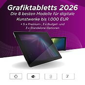 Grafiktabletts 2026: Die 8 besten Modelle für digitale Kunstwerke (von Profis getestet)