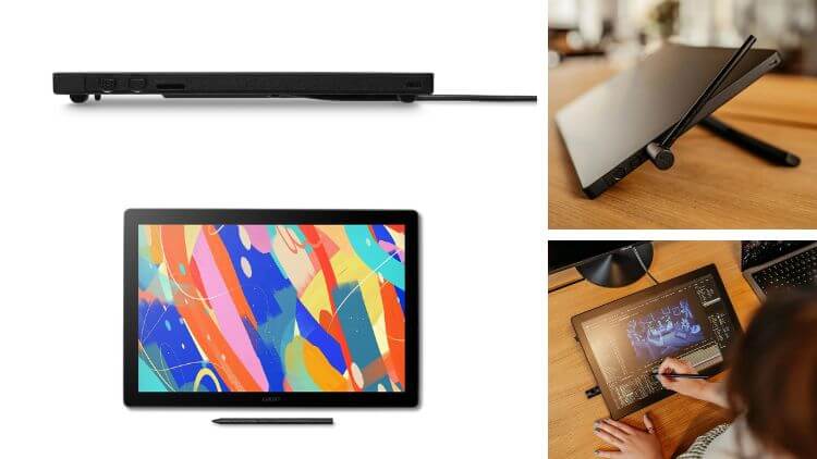 Wacom Cintiq 16 (Generation 2026, DTK168) Kreativ-Stift-Display Tablet (zum Skizzieren, Illustrieren & Zeichnen direkt auf dem Bildschirm, mit 2,5K-Auflösung mit dem überlegenen Pro Pen 3.