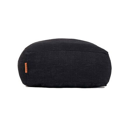 Skandinavisches Wohndesign - Harmonie durch hyggeligen Minimalismus im Scandi-Style Inneneinrichtung 20. jahrhundert Bequemer Sitzhocker "Comfy" aus Jute (schwarz)