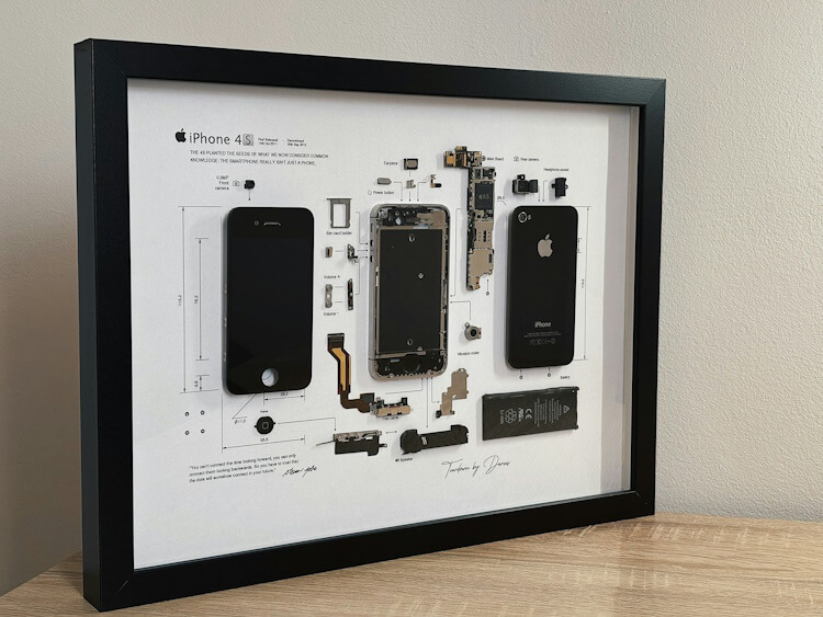 Blick ins Innenleben eines iPhone 4S