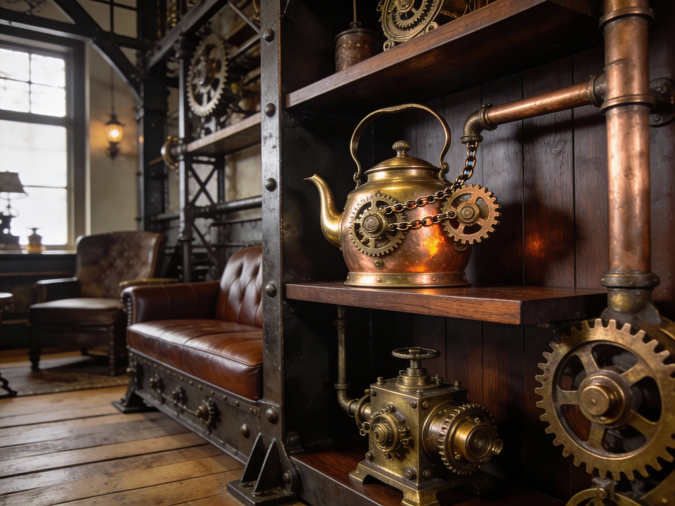 Steampunk Einrichtungsbeispiel