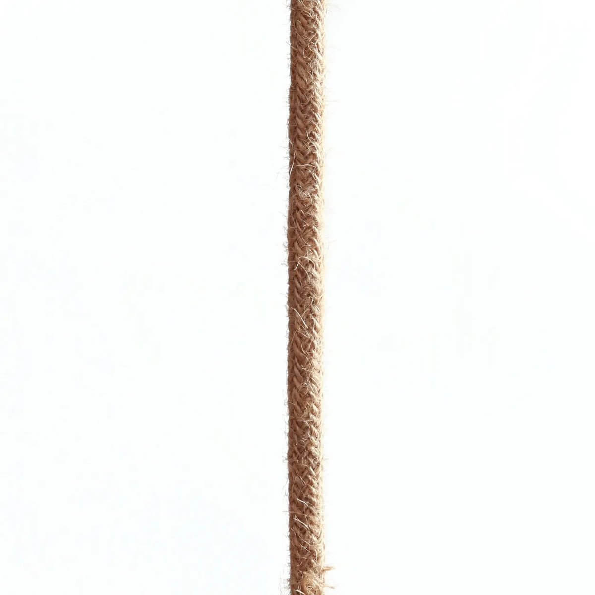 Lampenaufhängung für Deckenleuchten / Pendelleuchten – 1 Fassung (schwarz) mit Jutekabel Lampenaufhängung für Deckenleuchten / Pendelleuchten – 1 Fassung (schwarz) mit Jutekabel – Bild 3