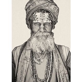 Handgewebter Gobelin-Wandteppich "Bandu Baba" von Mario Gerth, schallabsorbierend