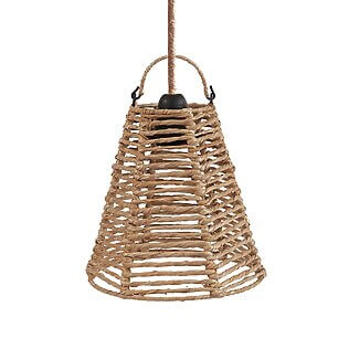 Kleine Rattan-Hängelampe "Fini" (natur)