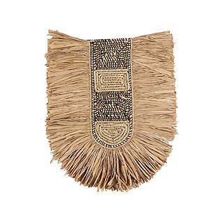 Natürlicher Wandschmuck "Dada" aus gewobenem Seegras (natur)