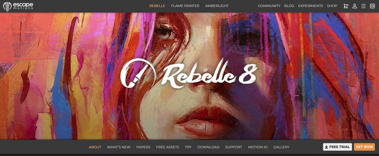 Rebelle 8 Zeichen-Software: beeindruckende digitale Kunst mit Rebelles realistischen Pinseln und Farben.