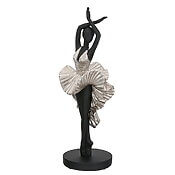 Ballerina sculptuur "Ballet" (zwart/zilver) Ballerina sculptuur "Ballet" (zwart/zilver)