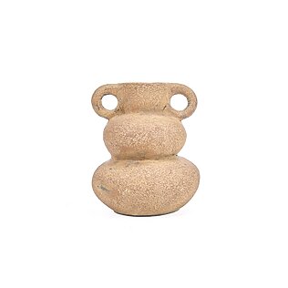 Terrakotta-Vase "Earthen Balance" (Sand)