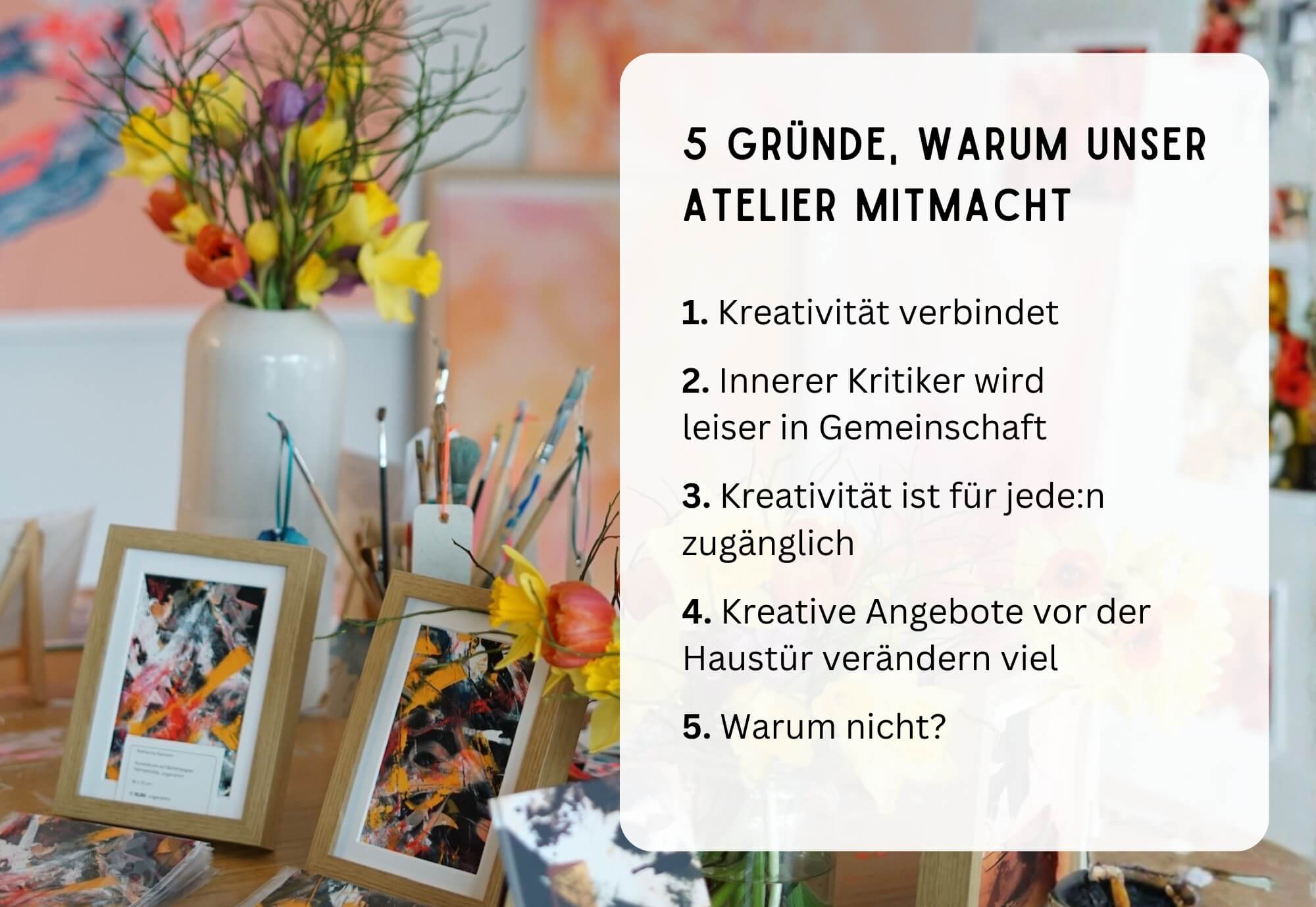 5 Gründe, warum wir uns als Atelier D&K am Tag der Nachbarschaft beteiligen