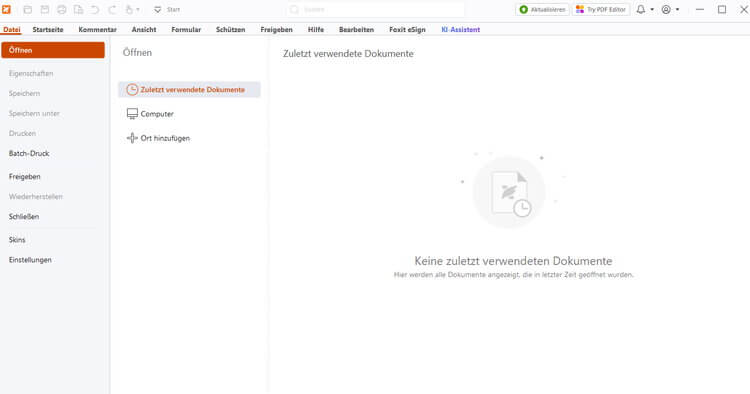 Der Foxit-Reader kommt schlanker und aufgeräumter daher als sein schwergewichtiges Pendant von Adobe.