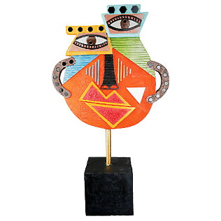 Abstrakte Statement-Skulptur „Kupka“, Hommage an die moderne Kunst