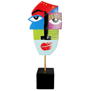 Abstrakte Statement-Skulptur „Mondrian“, Hommage an die moderne Kunst