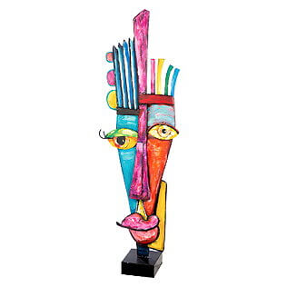 Abstracte statement sculptuur “Kediri”, een hommage aan de moderne kunst