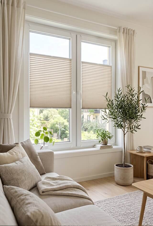 Teppiche, Stoffe und Textilien - wie macht man ein minimalistisches Interieur wohnlicher? Inneneinrichtung heimtextilien Stoffe und Textilien an den Fenstern machen ein minimalistisches Interieur wohnlicher.