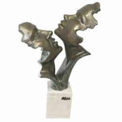Skulptur "Leidenschaft" von Angeles Anglada, Kunstguss in Steinoptik