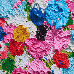Abstraktes Werk "Fruitful H8-1" (2020) von Damien Hirst, limitierter Giclée-Print
