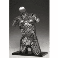 "Torso Lattice" - Stahlskulptur von David G Smith