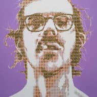 "Chuck Close " - Pop Art Collage von Gary Hogben