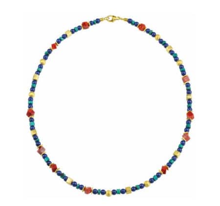 How handmade jewelry gifts tell emotional stories. Creative gifts contentview Necklace "Shining Night" - gemstone necklace by Ray Alba