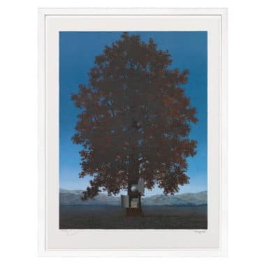 René Magritte: "La voix du sang" (2004), Limitierte Farblithografie