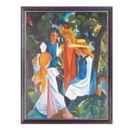 August Macke: "Vier Mädchen" (1912/13), Original-Dietz-Replik