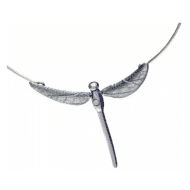 "Libellen-Collier" aus Sterlingsilber von Paul Wunderlich
