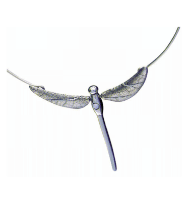 "Libellen-Collier" aus Sterlingsilber von Paul Wunderlich