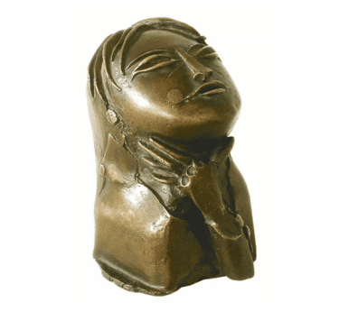 Bronzeskulptur "Asiatin" von Paul Wunderlich