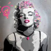 Pop Art Spray Paint „Marylin Monroe" von Valérian Lenud (Mexiko)
